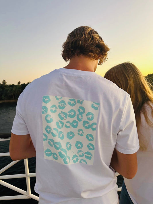 Blue Lagoon T-shirt - Blue kisses